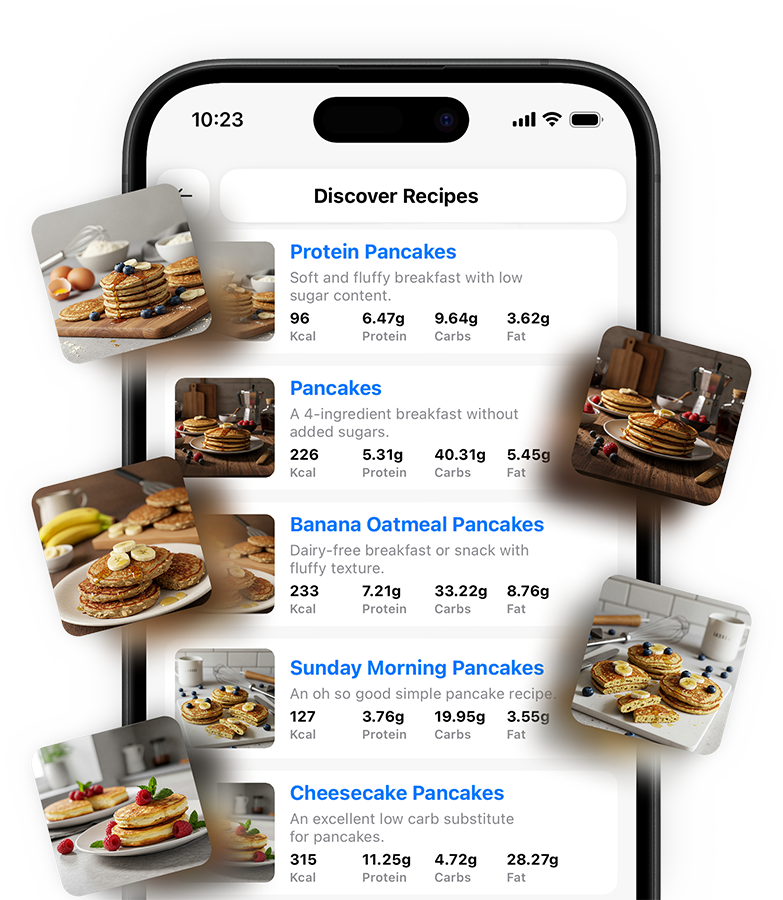Food and Recipe Library UI