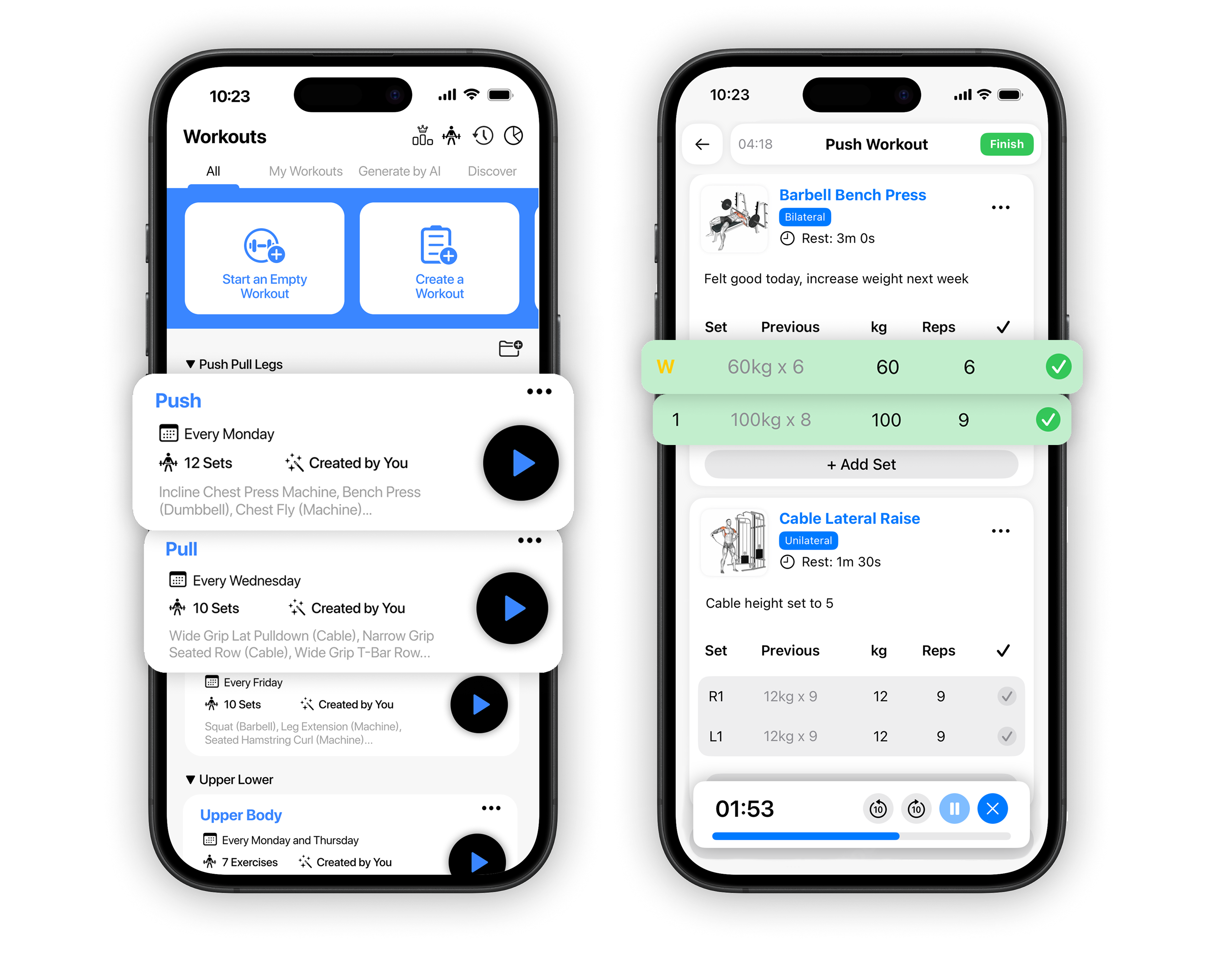 Personalized Plans